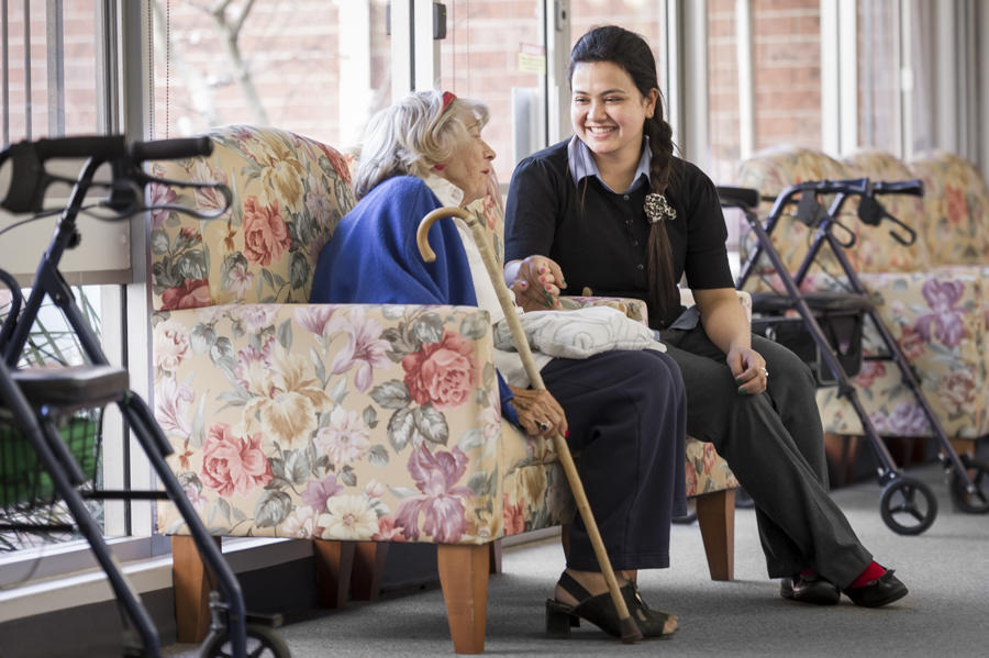 Aged care photography by Gavin Jowitt - Sydney Photographer