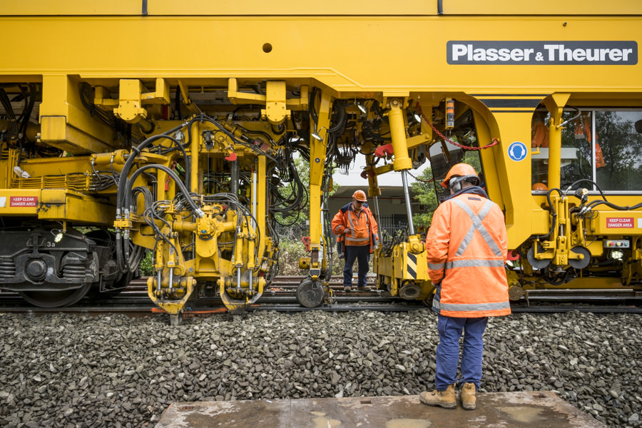 Sydney Trains industrial photography by Gavin Jowitt - Sydney Photographer