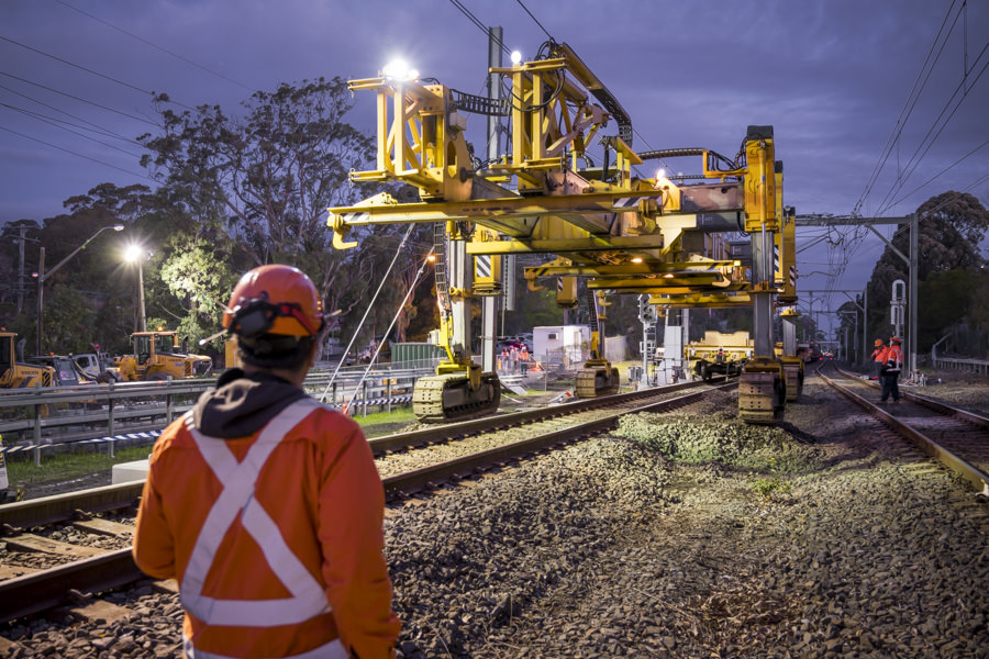 Sydney Trains industrial photography by Gavin Jowitt - Sydney Photographer