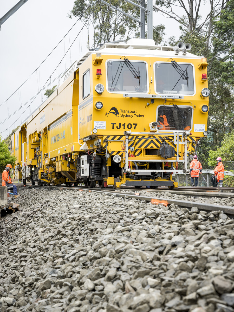 Sydney Trains industrial photography by Gavin Jowitt - Sydney Photographer