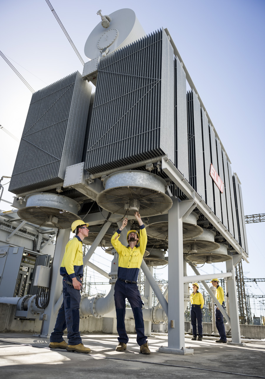 TransGrid industrial photography by Gavin Jowitt - Sydney Photographer