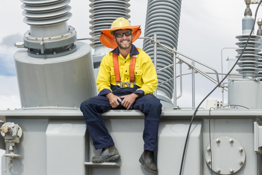 TransGrid industrial photography by Gavin Jowitt - Sydney Photographer