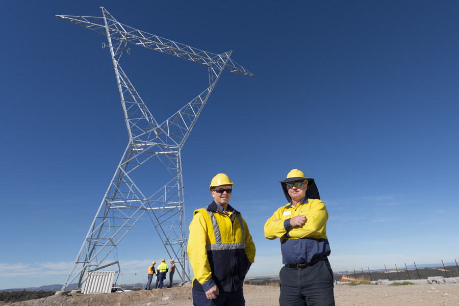 TransGrid industrial photography by Gavin Jowitt - Sydney Photographer